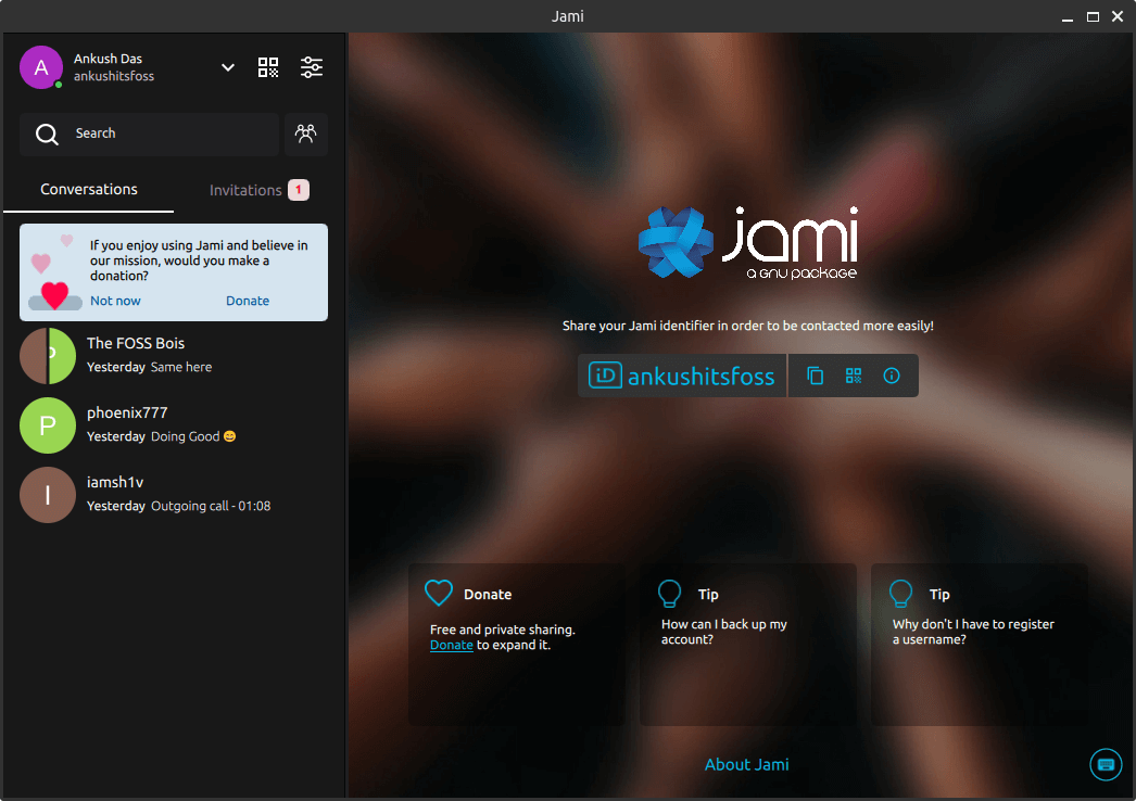 Jami: A Versatile Open-Source Decentralized Communication App