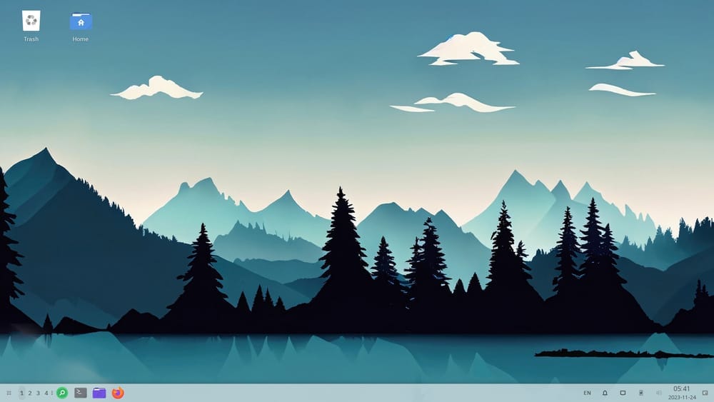 a screenshot of rlxos