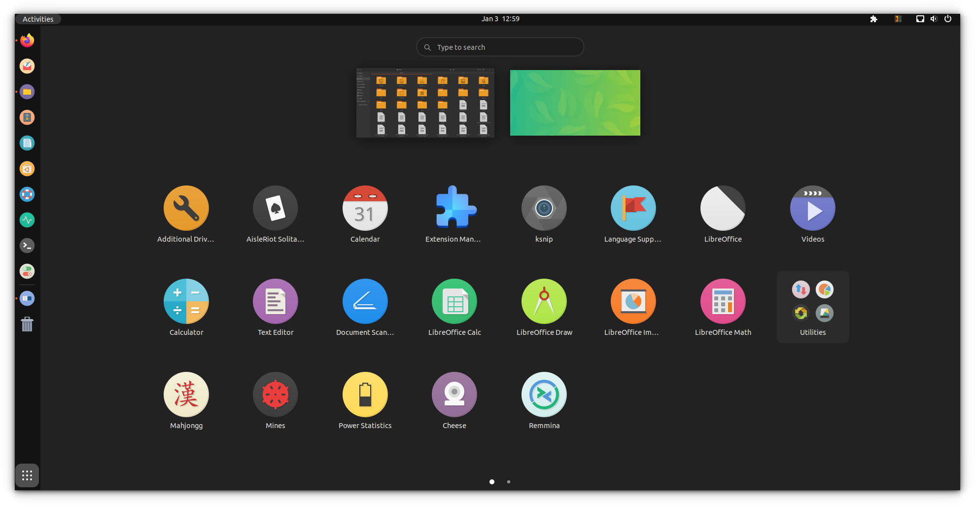 Numix Circle Icon Theme Applied