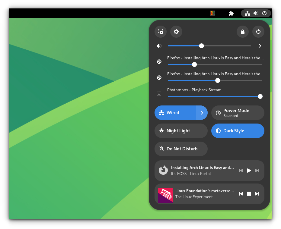 Customizing GNOME's Top Panel: Here's How to do that!