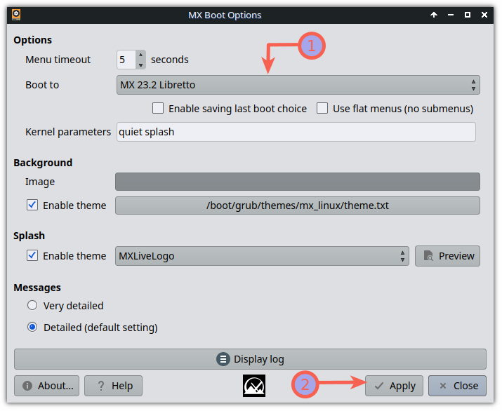 Change Between sysvinit and systemd in MX Linux