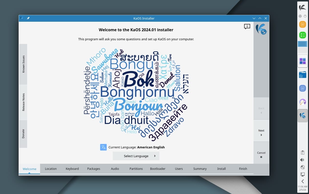 kaos 2024.01 installer q6-based