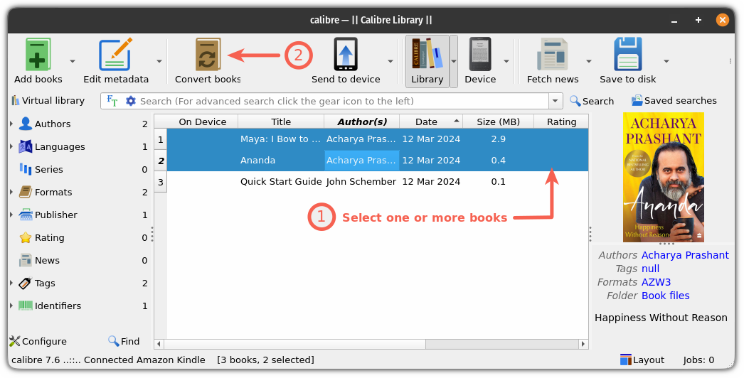 Use Calibre to Remove DRM from Kindle Books and Convert to PDF