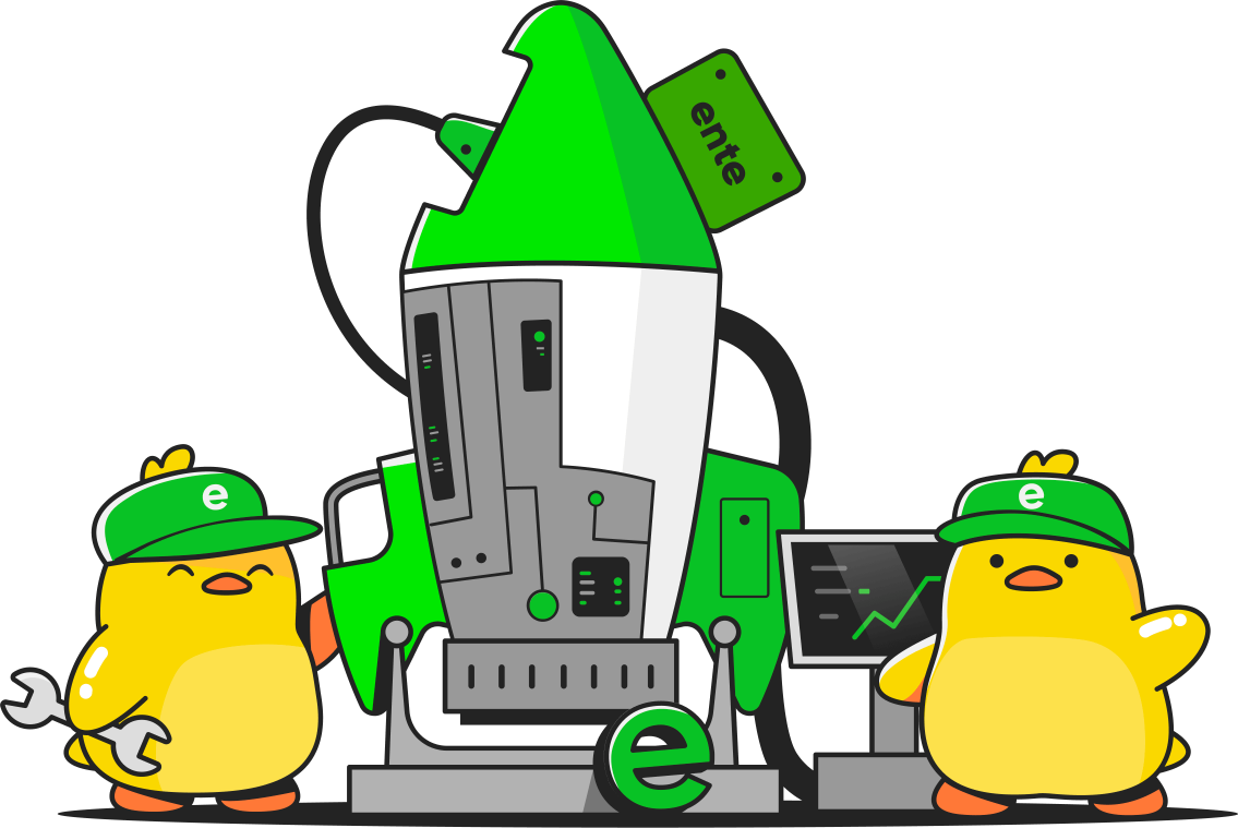 a photo of the ente website banner