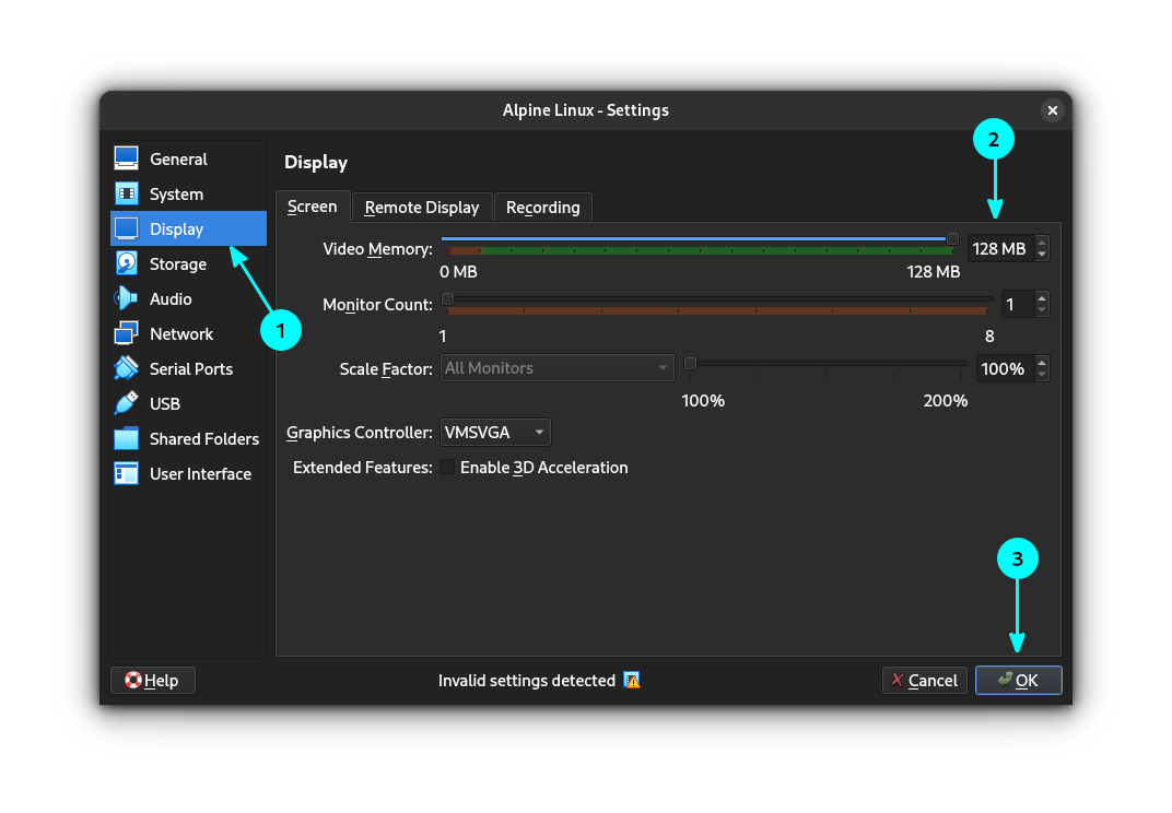 Allocate Display Memory