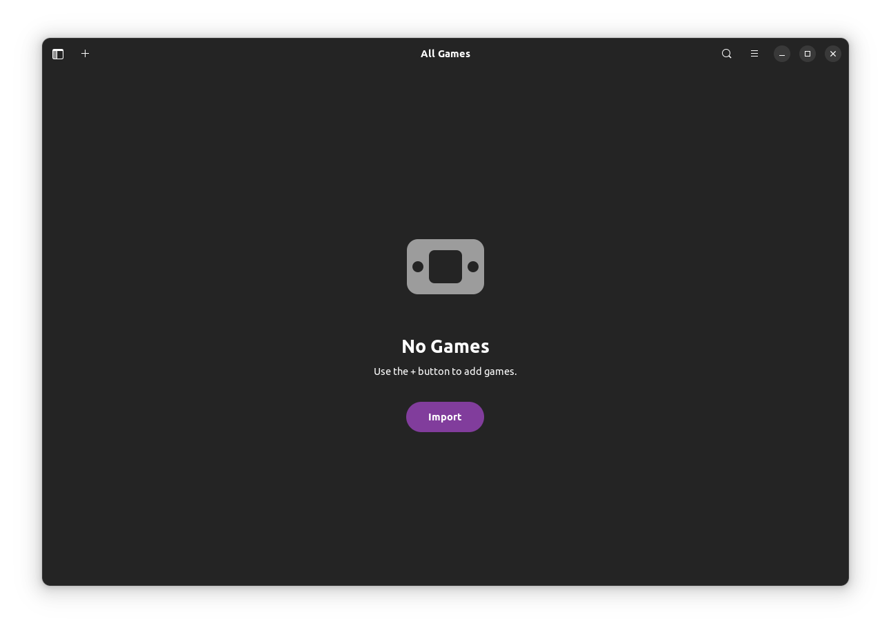 a screenshot of cartridges without any games to launch