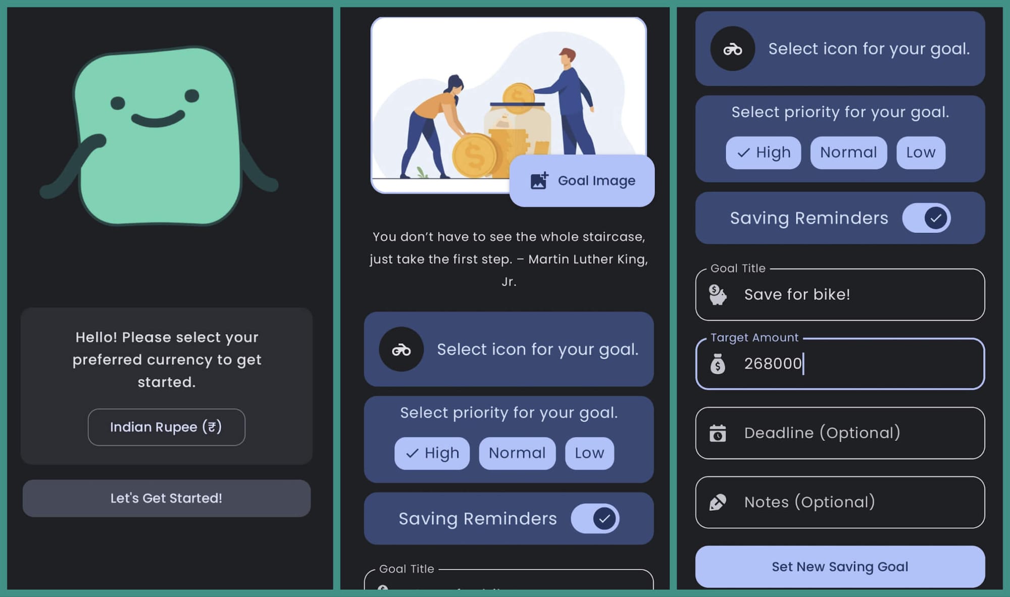 greenstash app screenshots