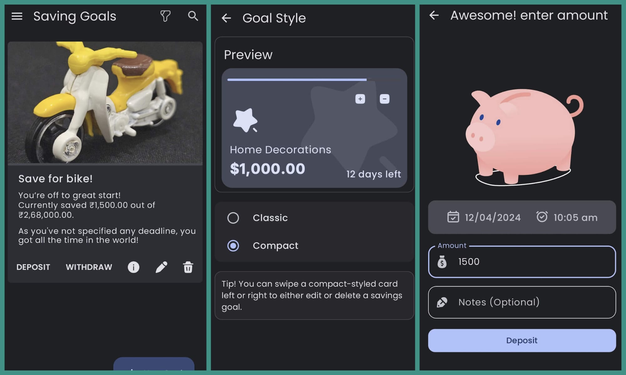 greenstash savings card