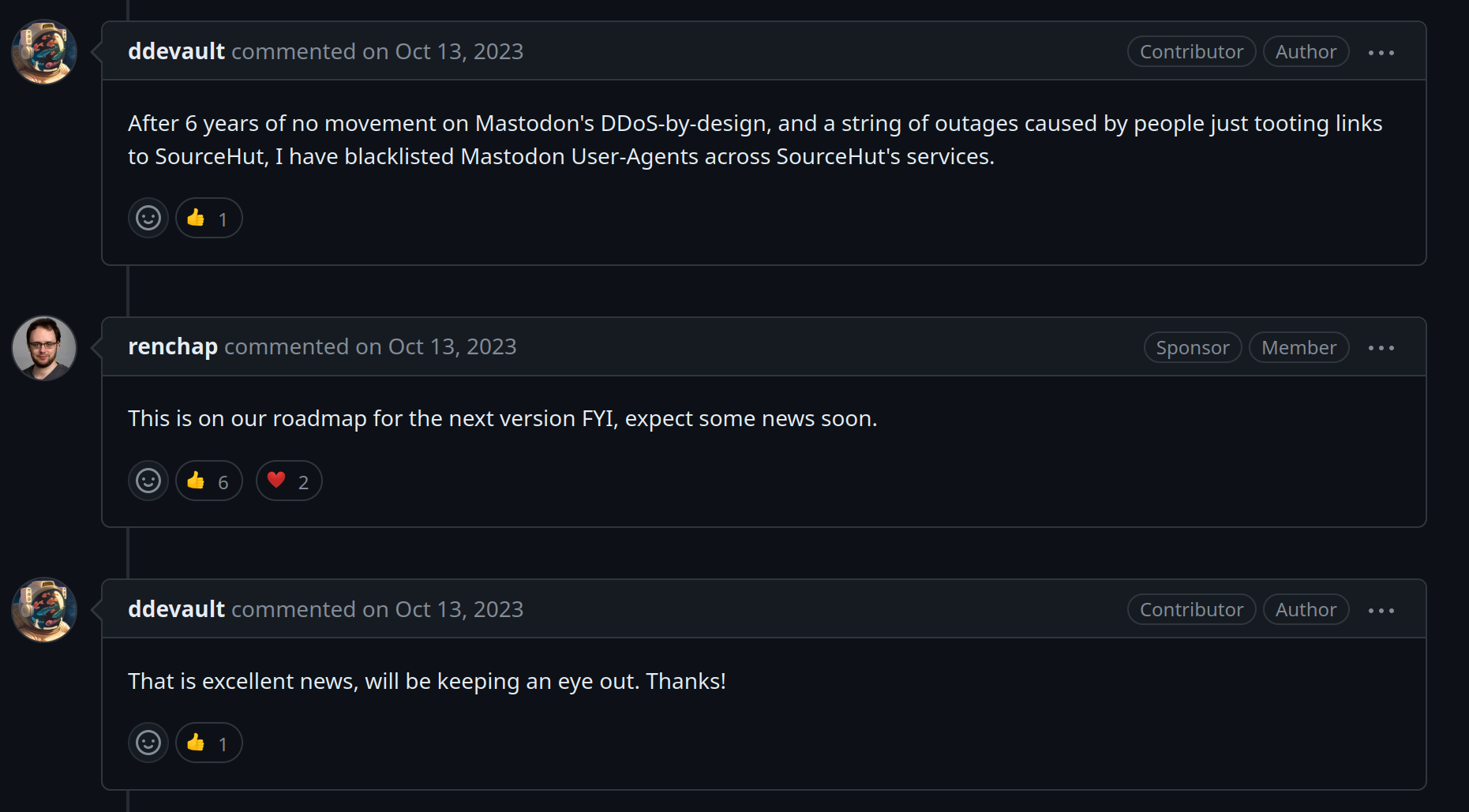 mastodon ddos issue milestone added