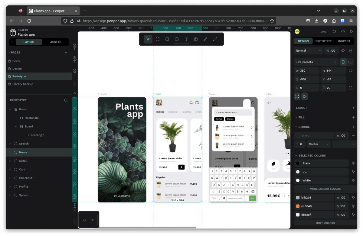 penpot 2.0 screenshot