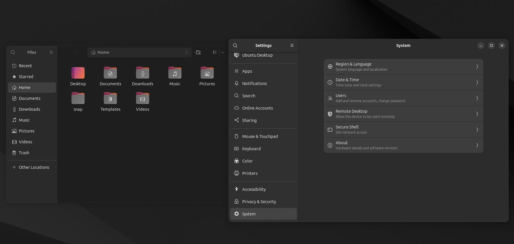ubuntu 24.04 desktop environment changes