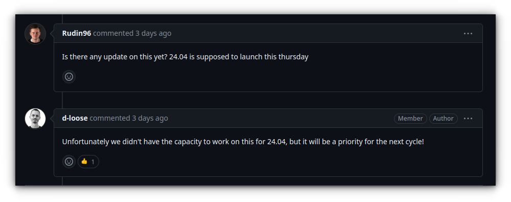 Ubuntu developer's stalling tactics to not fix the deb issue