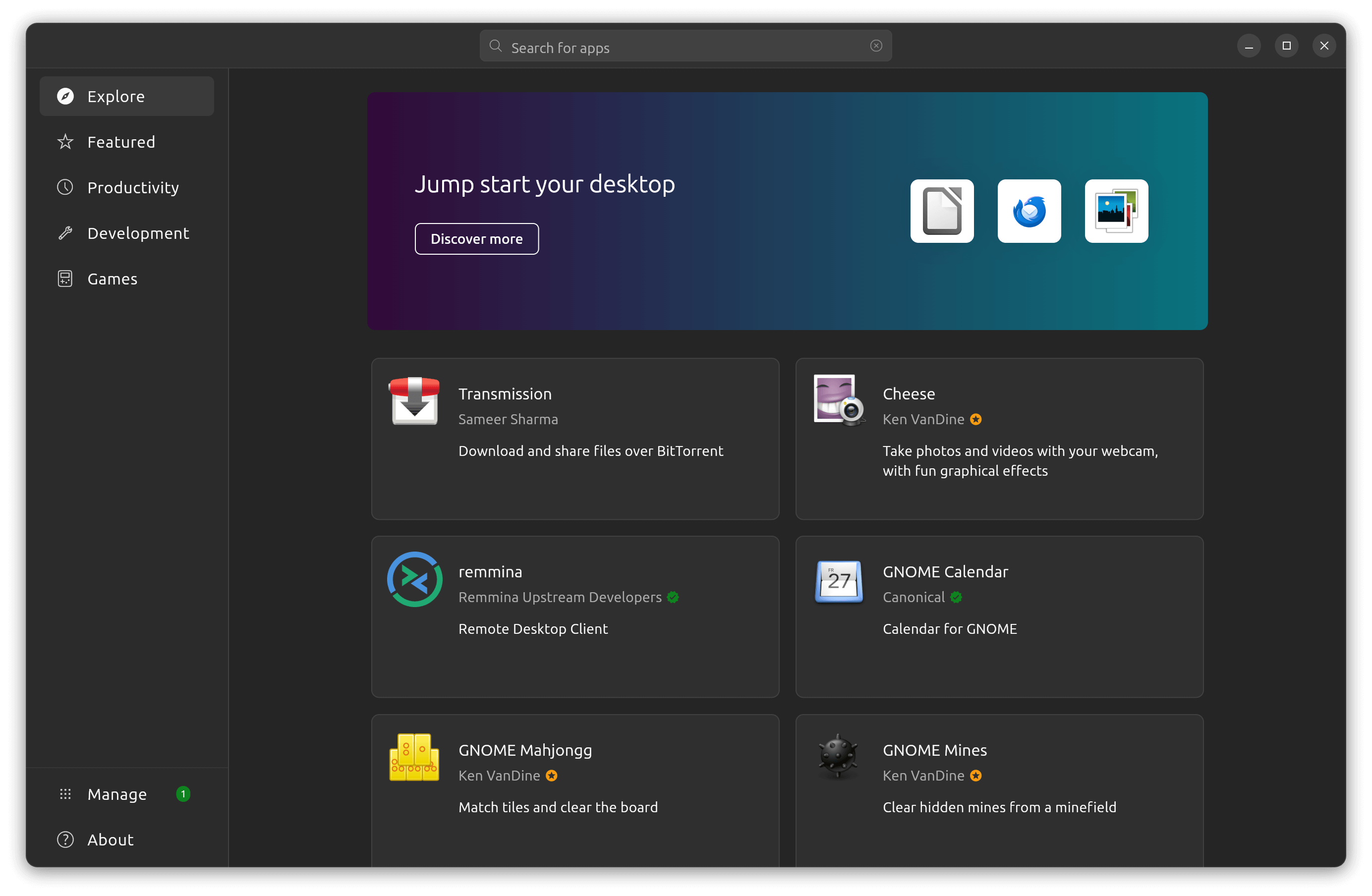 ubuntu 24.04 app center