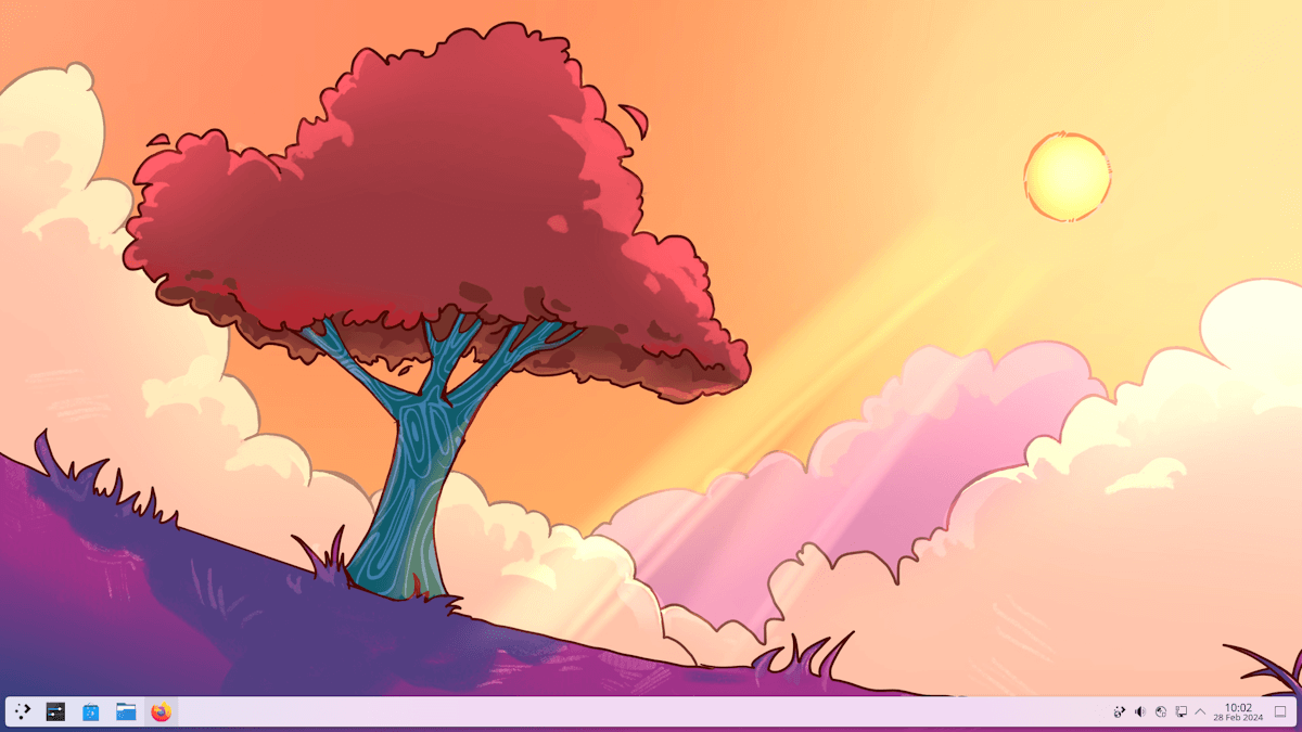 a screenshot of kde plasma 6