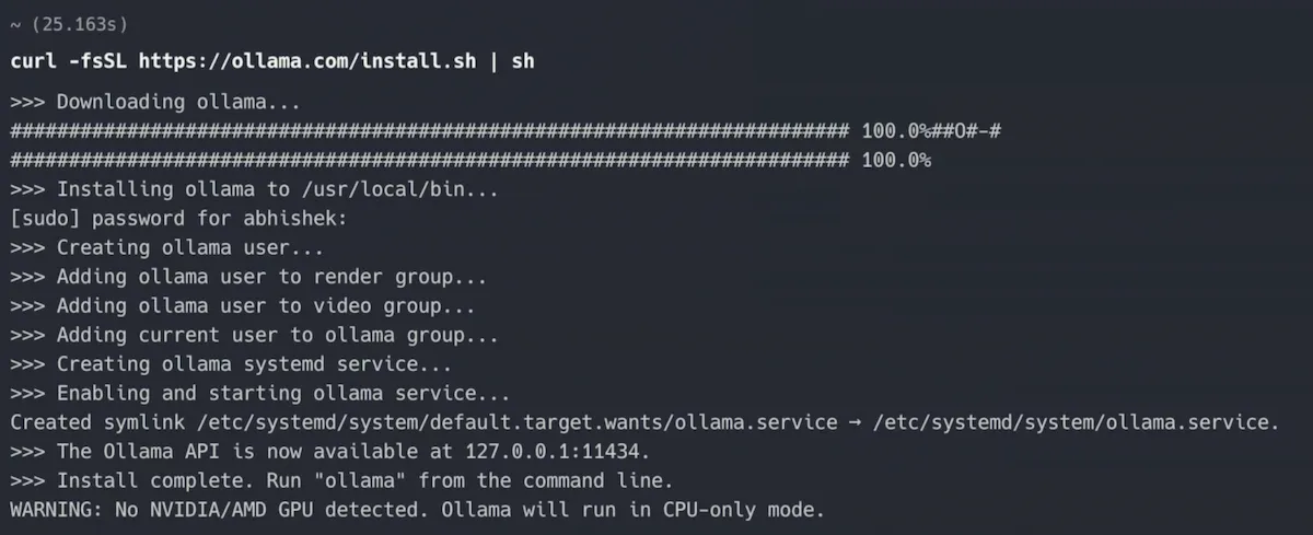 Installing Ollama on Ubuntu