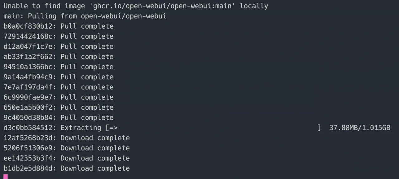 Installing OpenWebUI with Docker