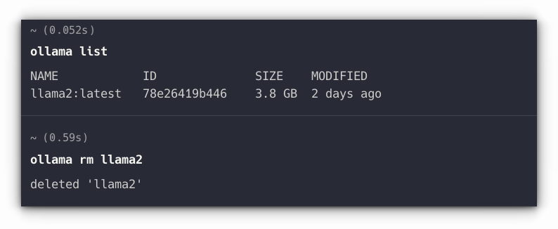 Removing LLMs with Ollama