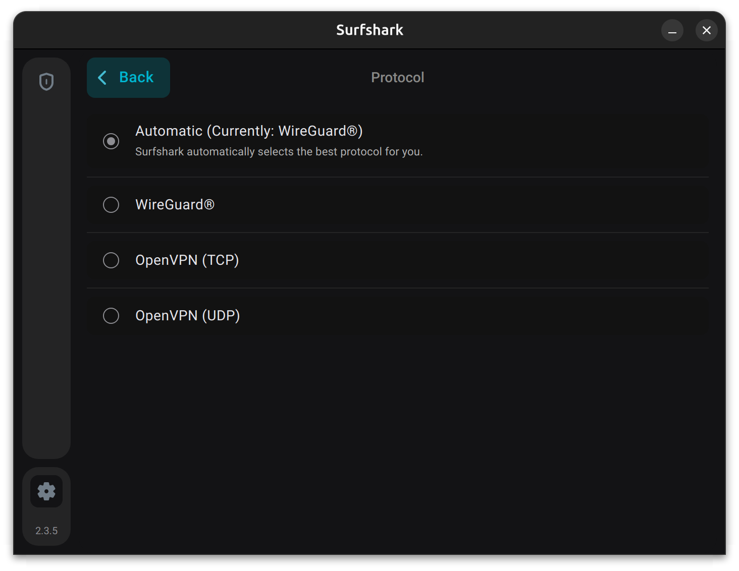 Testing the Surfshark VPN GUI App on Linux