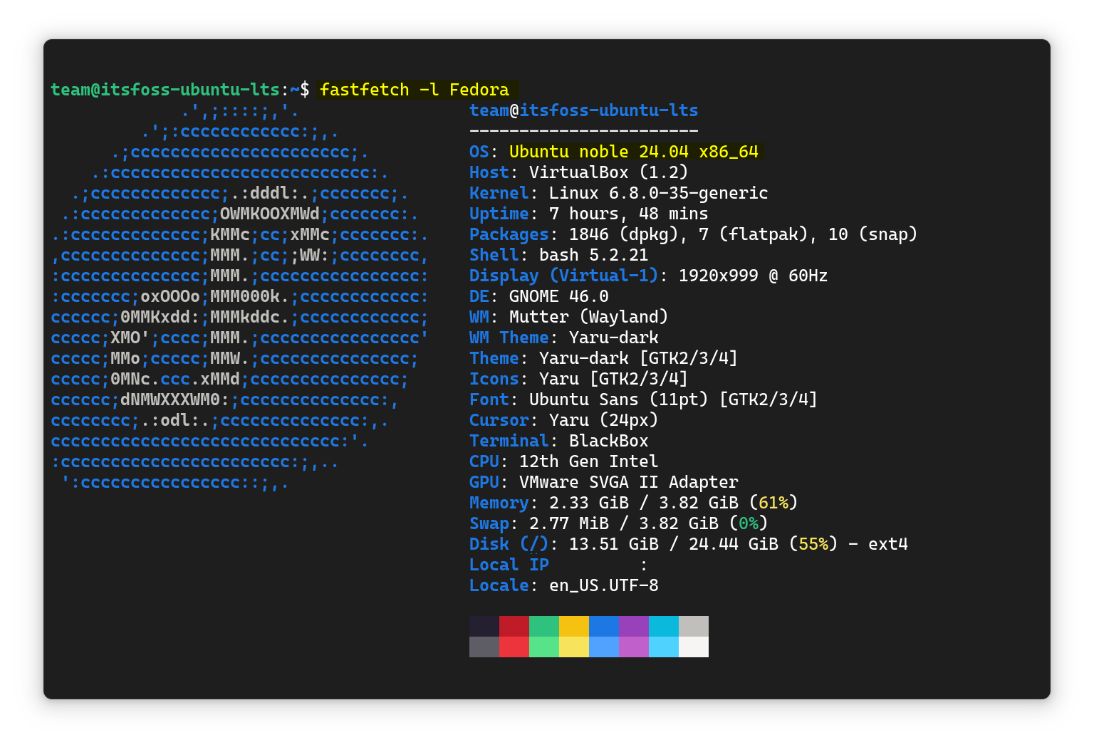 Deep Dive With Fastfetch; a Neofetch Alternative