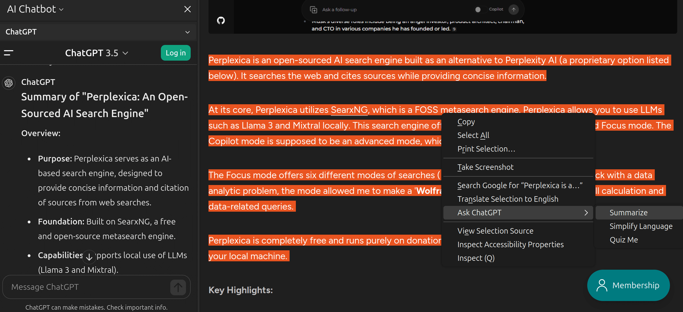 firefox ai chatgpt menu