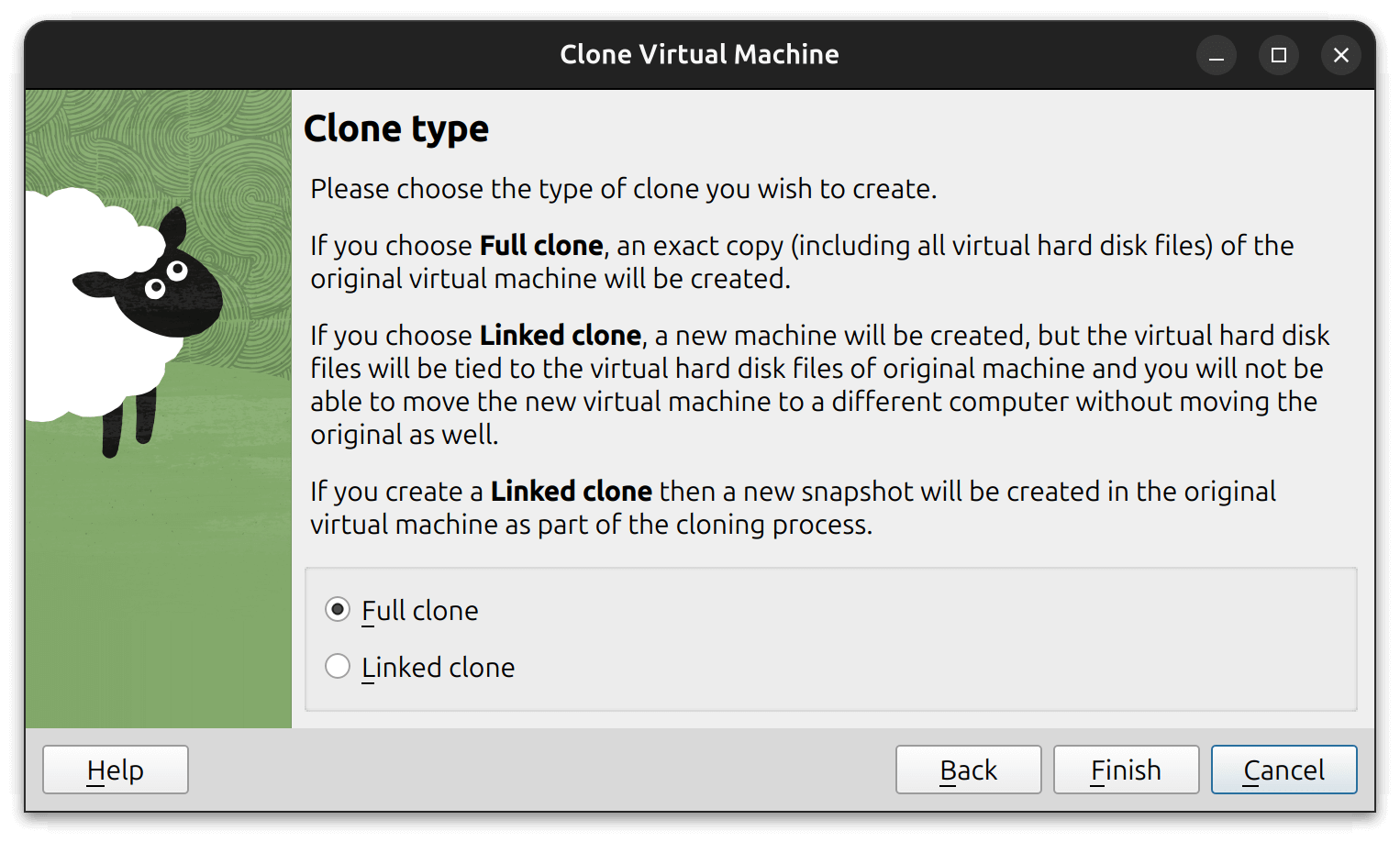 fedora clone types