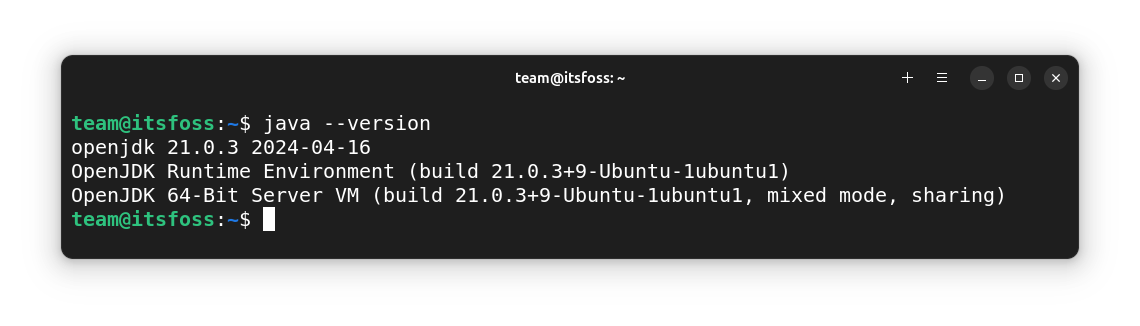 When checked the version of Java using the --version option, version info are displayed. Here, you can see that Java installed as OpenJDK in Ubuntu.