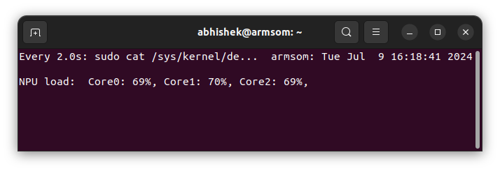 Check Rockchip NPU Usage on Linux