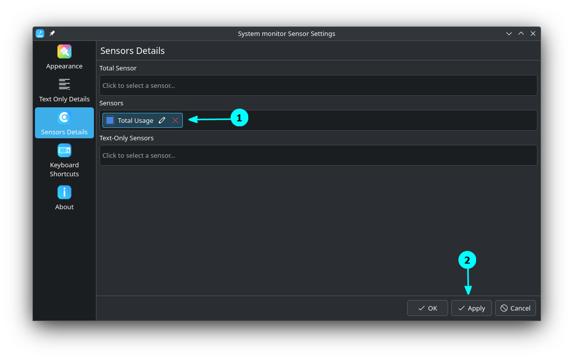 Gove Sensor Details