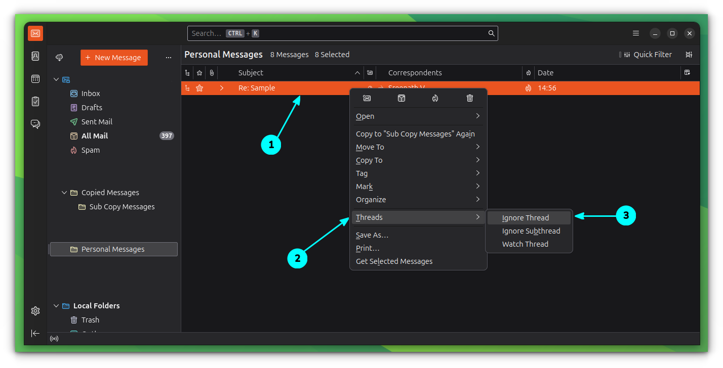 Tips and Tweaks for Handling Message Threads in Thunderbird