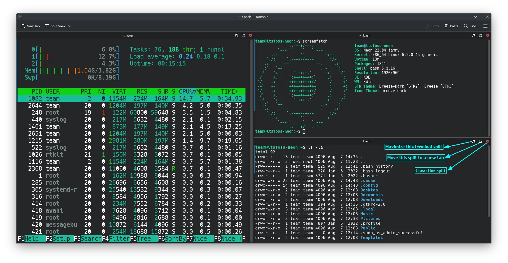 13 Tips and Tweaks to Get More Out of KDE Konsole Terminal