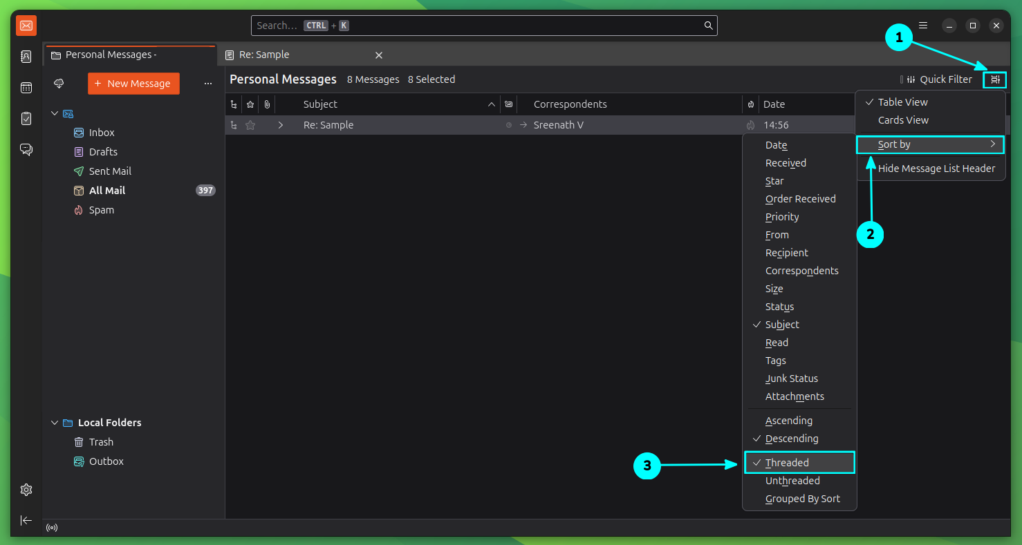 Tips and Tweaks for Handling Message Threads in Thunderbird