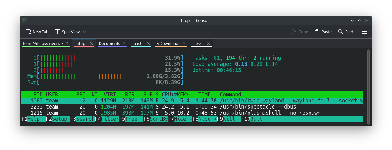 13 Tips and Tweaks to Get More Out of KDE Konsole Terminal