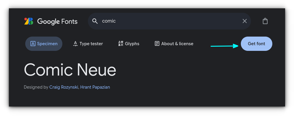 Download Comic Neue font from Google fonts website.