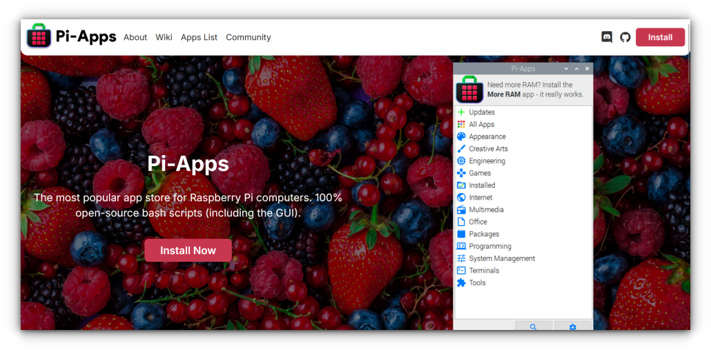 Pi-Apps: The Unofficial but Definitely Better App Store for Raspberry Pi