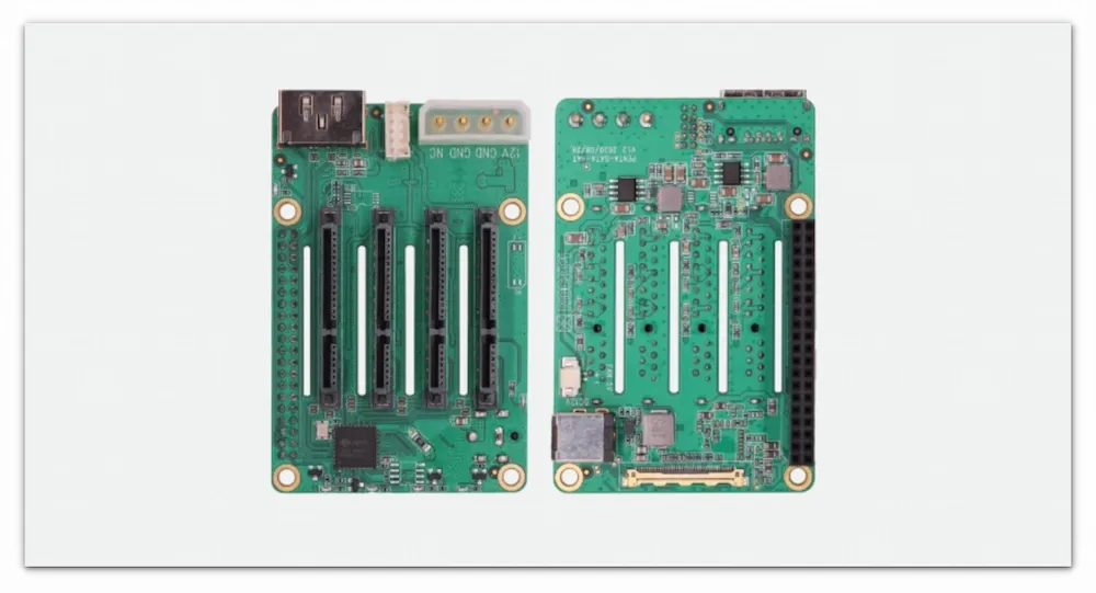 SATA NAS HAT for Raspberry Pi