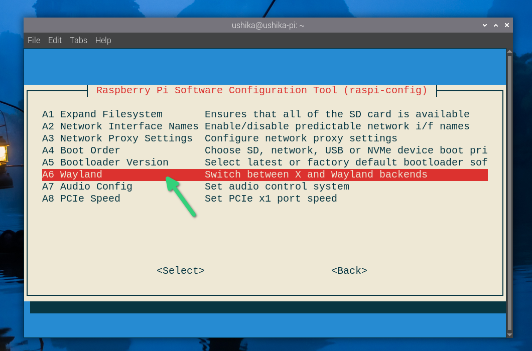 Switch between Wayland and Xorg on Raspberry Pi