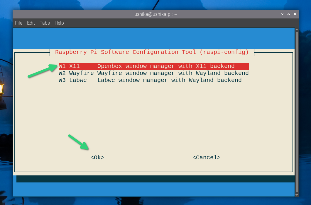 Switch between Wayland and Xorg on Raspberry Pi