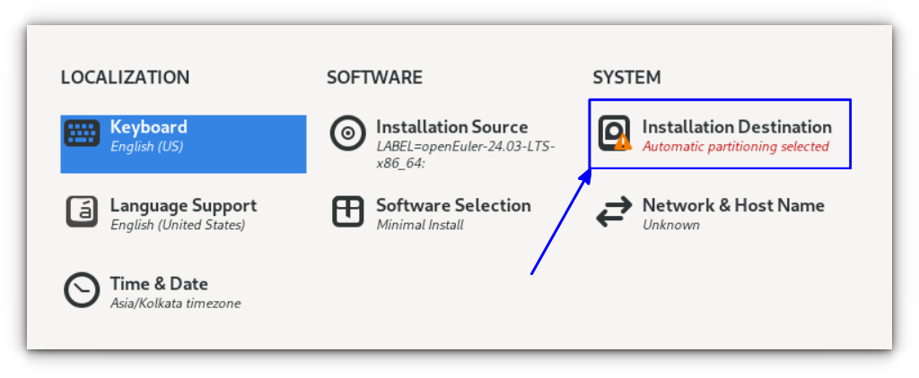 Installing openEuler on a Desktop