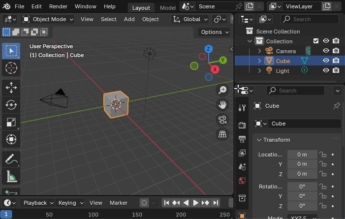 a video that shows the new area docking feature of blender 4.3