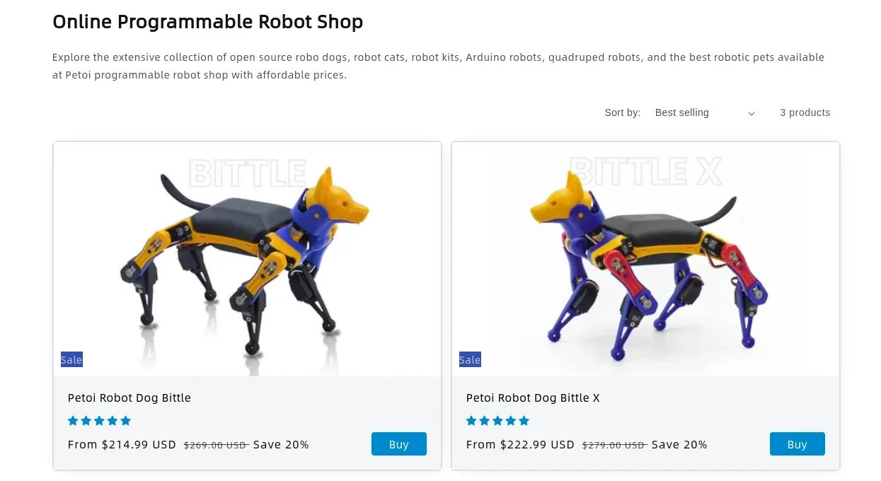 Petoi Robots deal