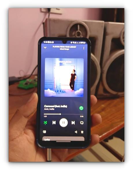 directly testing music play from dac using 3.5mm cable