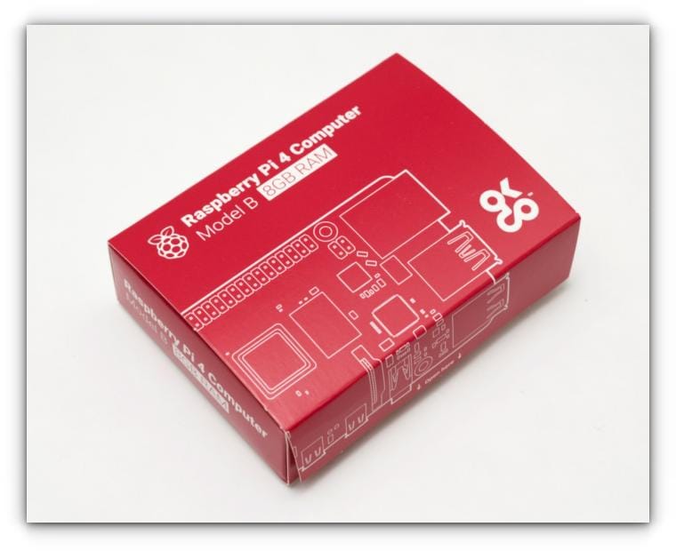 raspberry pi 4 packaging box