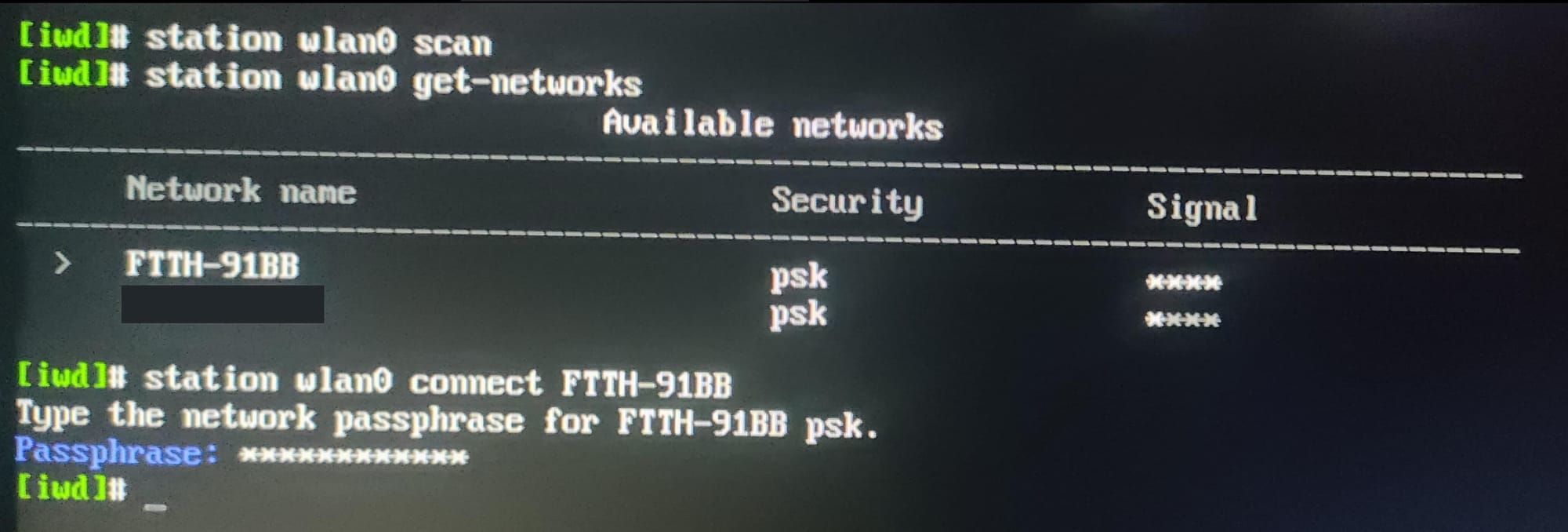 Installing Arch Linux with BTRFS and Disk Encryption