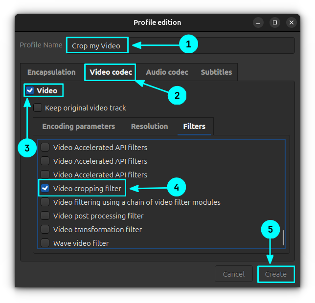 Creating a Video Cropping Filter in VLC Media Player.