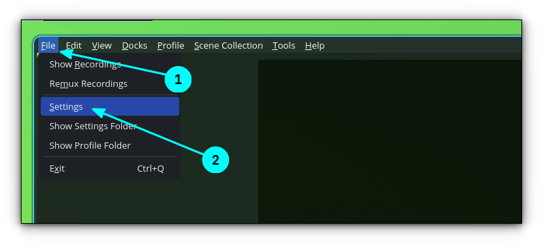 Record Windows and Cropped Area in OBS Studio