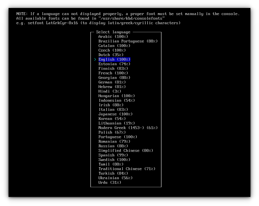 Installing Arch Linux with BTRFS and Disk Encryption