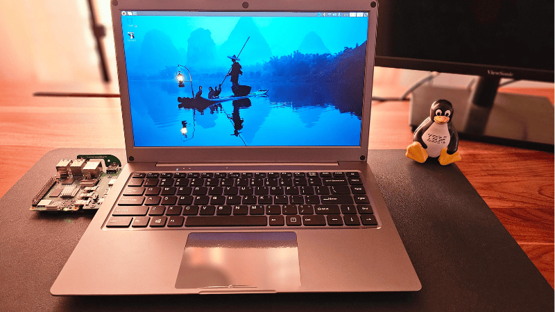 CrowView Note: Turning Raspberry Pi into a Laptop, Sort of