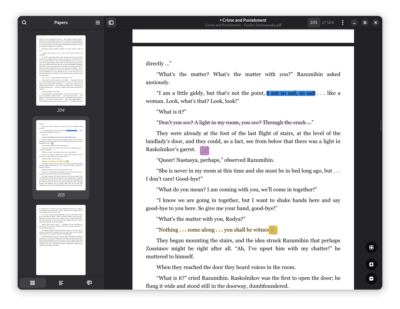 a screenshot of papers with a pdf ebook open