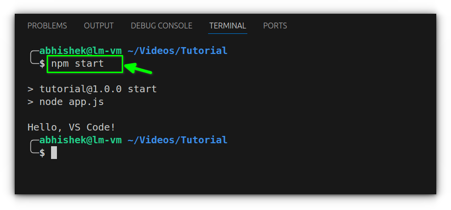 How I Run JavaScript in VS Code