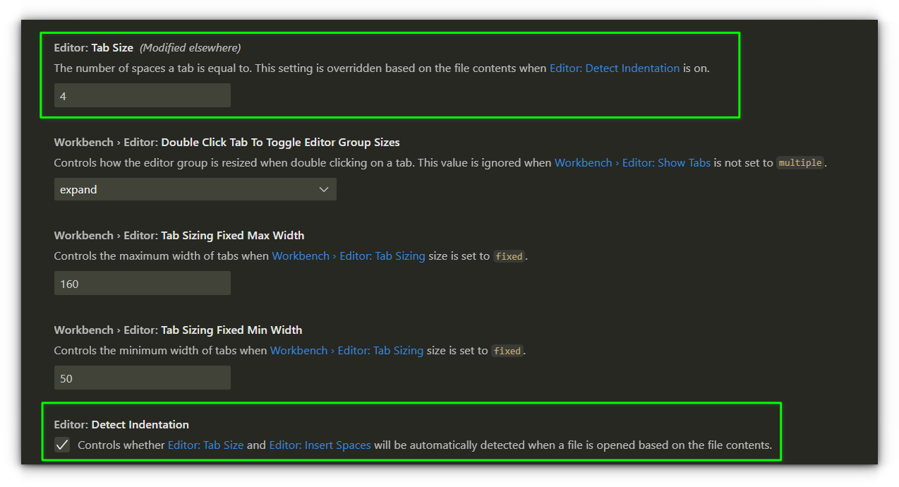 Handling Indentation in VS Code